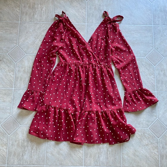 Red Heart Dress - Picture 1 of 3